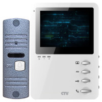 Комплект видеодомофона CTV-DP1400M(белый)