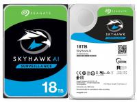 Жесткий диск 18 ТБ Seagate SkyHawkAI (для видеонаблюдения)