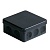 Коробка распределительная 86х86x40 IP65 12 вводов черная (AP9M)